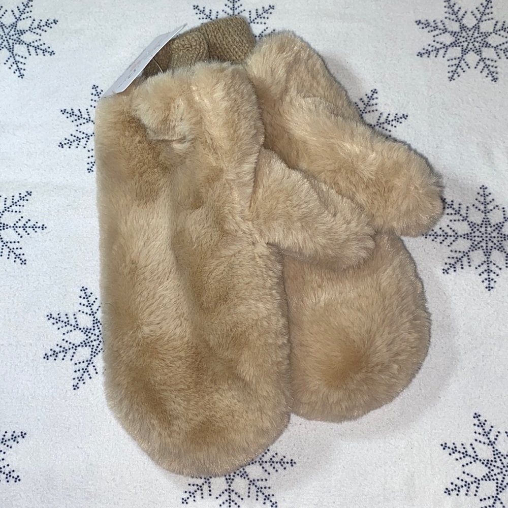 Faux Fur Winter Mittens/Gloves-1247